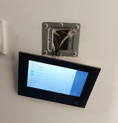 楼宇对讲室内机接线